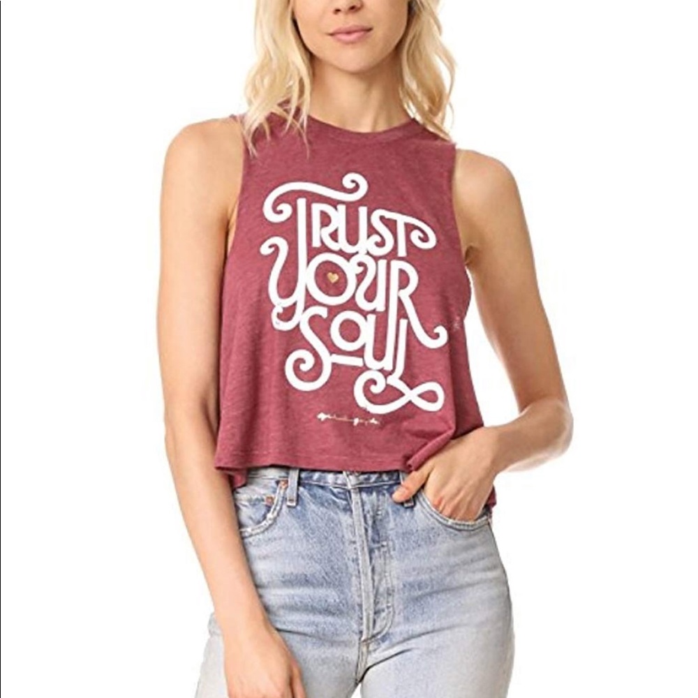 Spiritual Gangster TRUST YOUR SOUL Tank Top XS